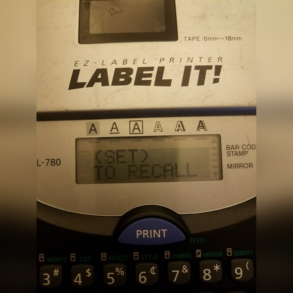 Label it KL-780 Casio - Picture 6 of 6